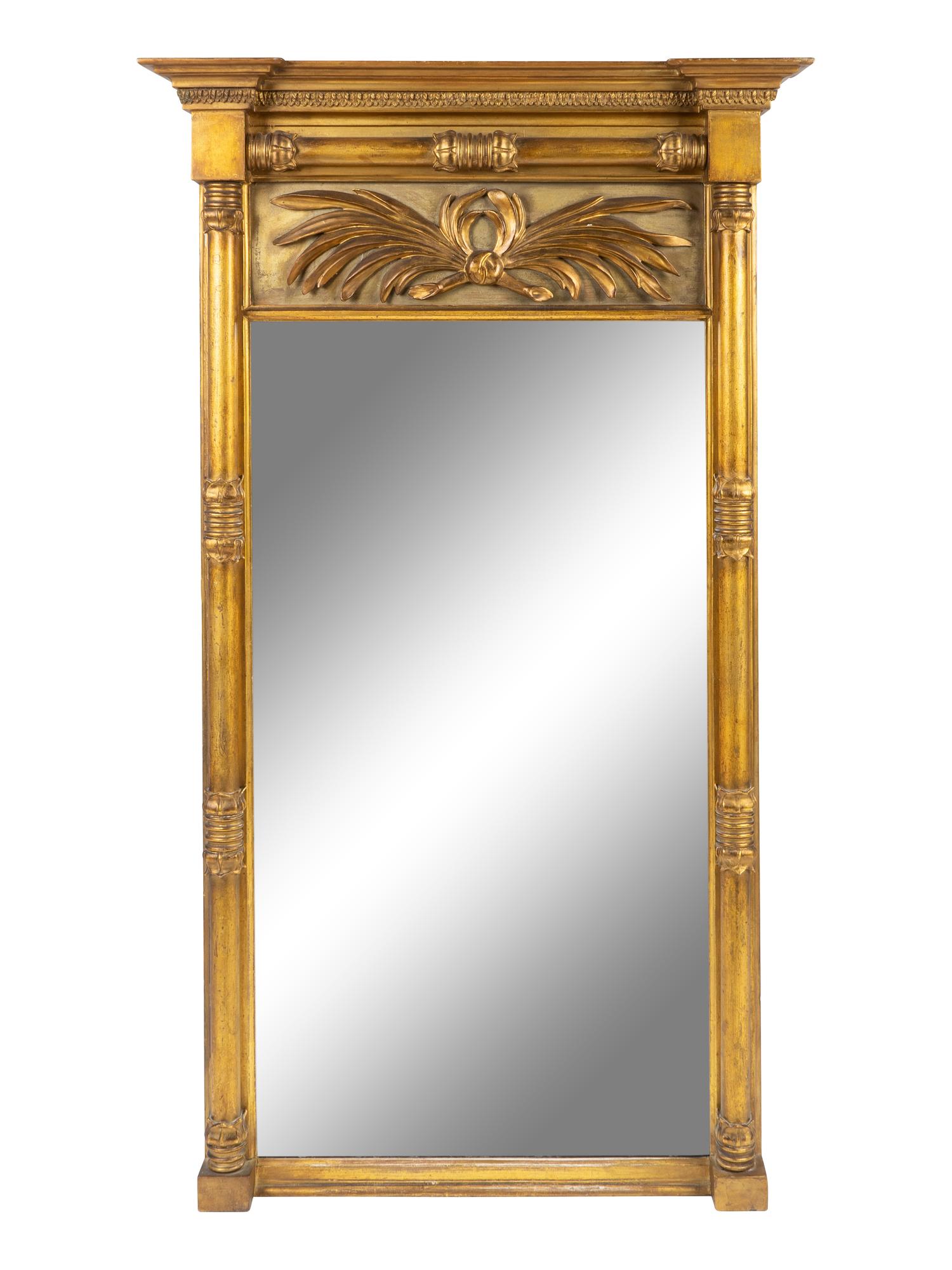 A Regency Gilt Wood Pier Mirror — EARLY 19TH CENTURY