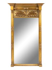 A Regency Gilt Wood Pier Mirror — EARLY 19TH CENTURY