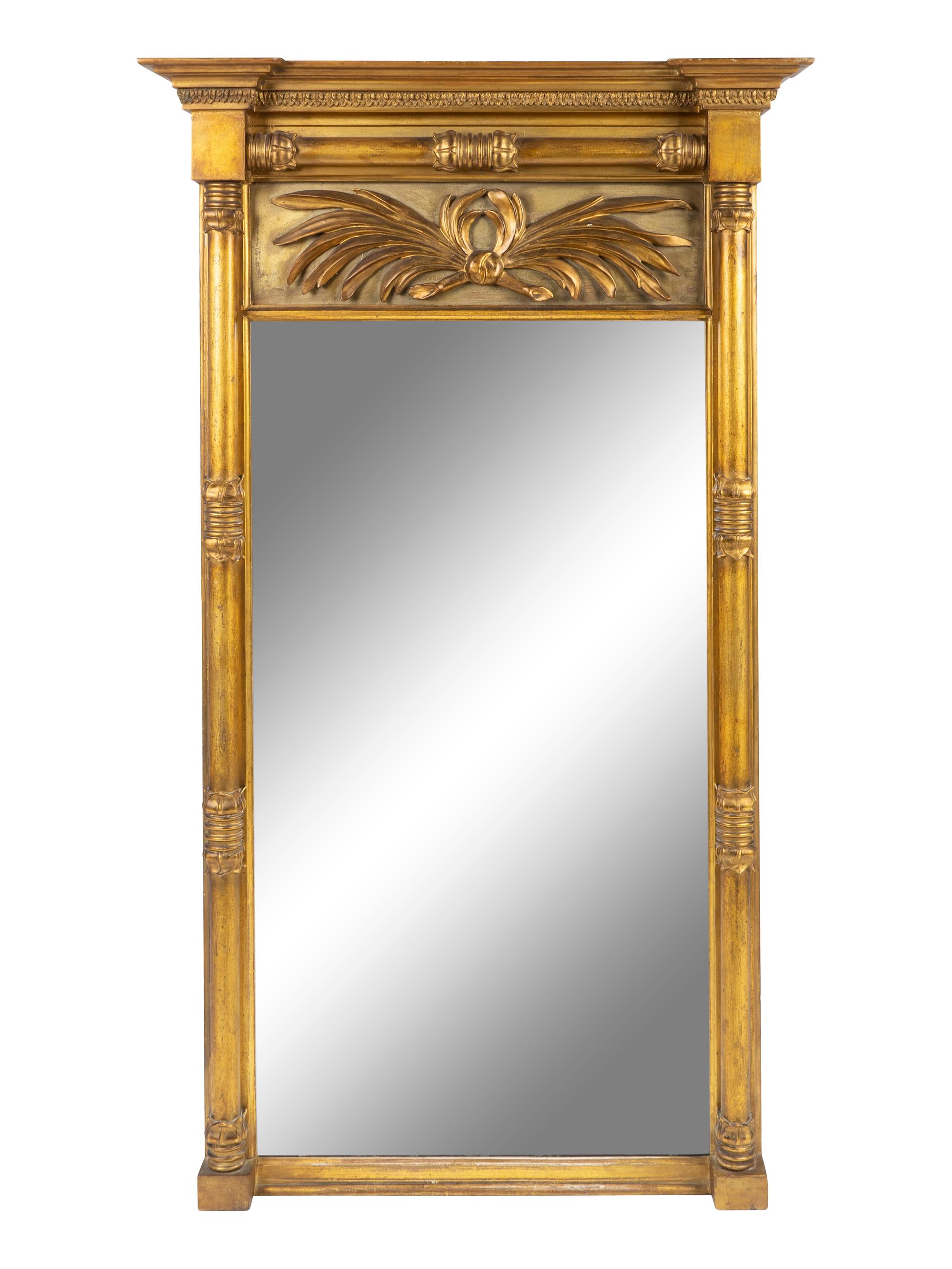 A Regency Gilt Wood Pier Mirror — EARLY 19TH CENTURY