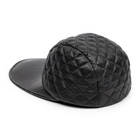 Chanel, Quilted Leather Cap, 1990's