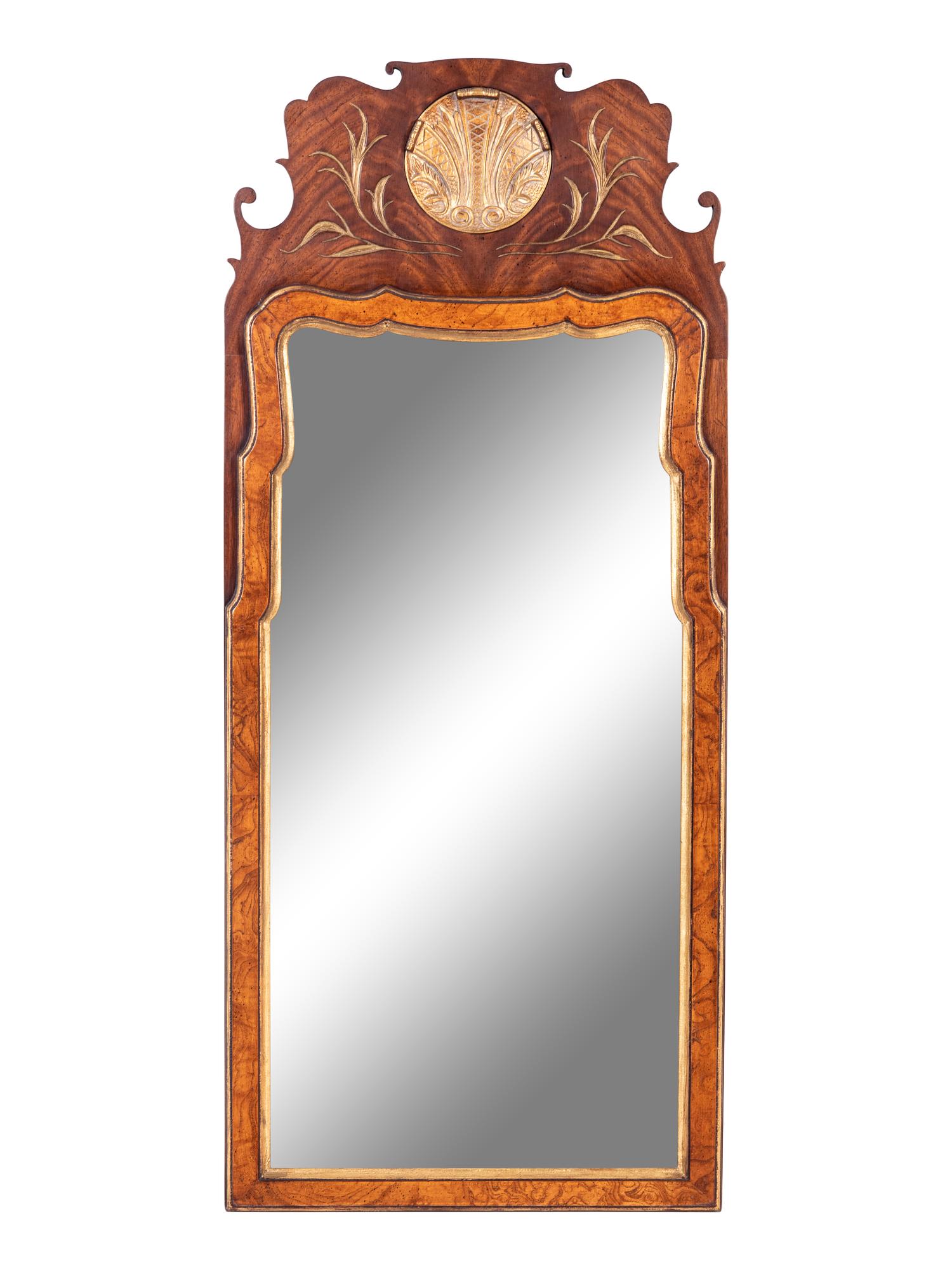 A George II Style Mahogany Mirror