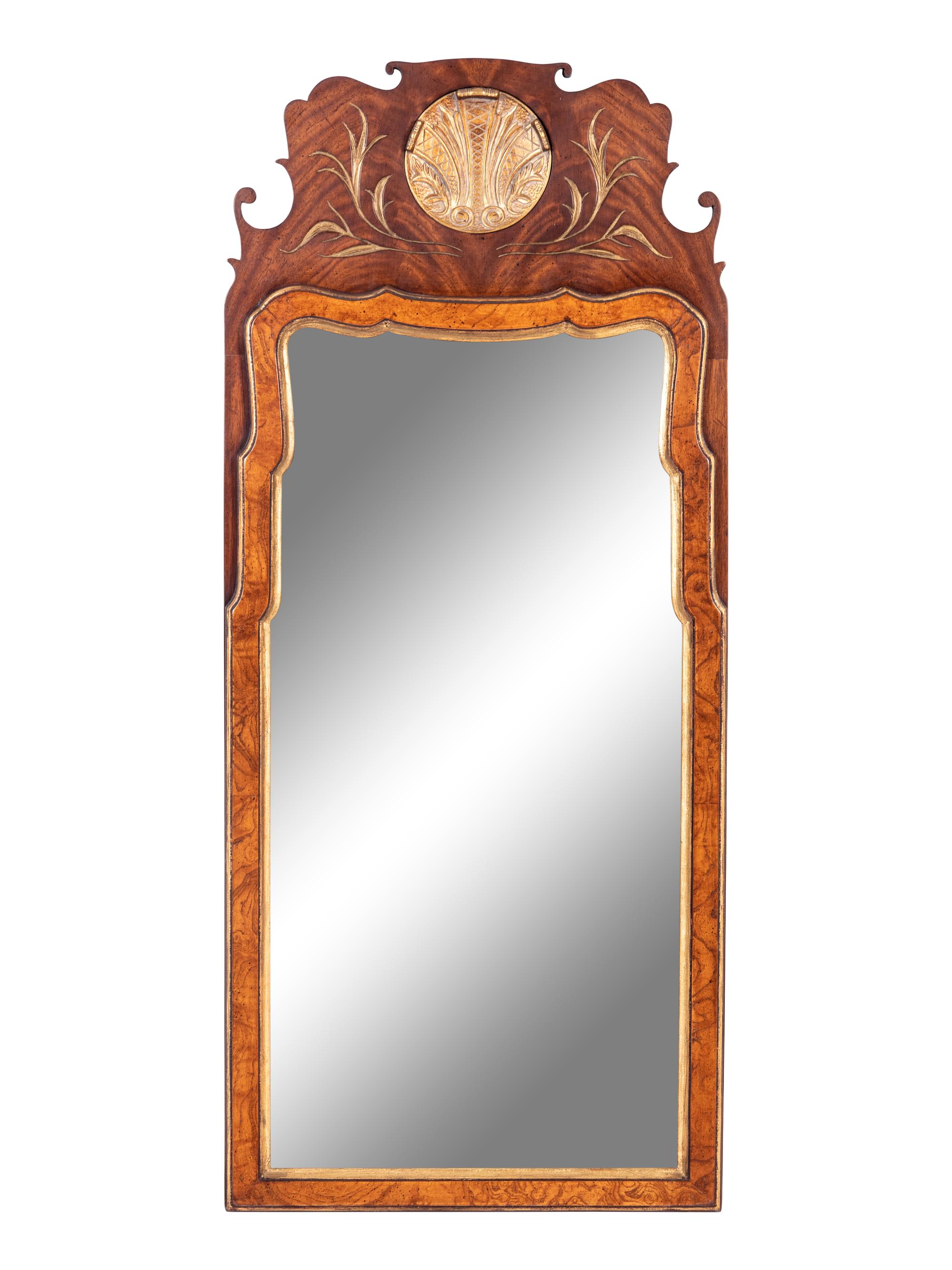 A George II Style Mahogany Mirror