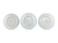 Three Chinese Export Porcelain Plates