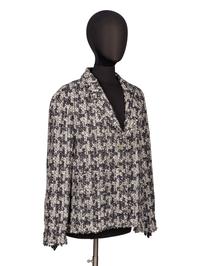 Chanel, Houndstooth Bouclé Tweed Jacket