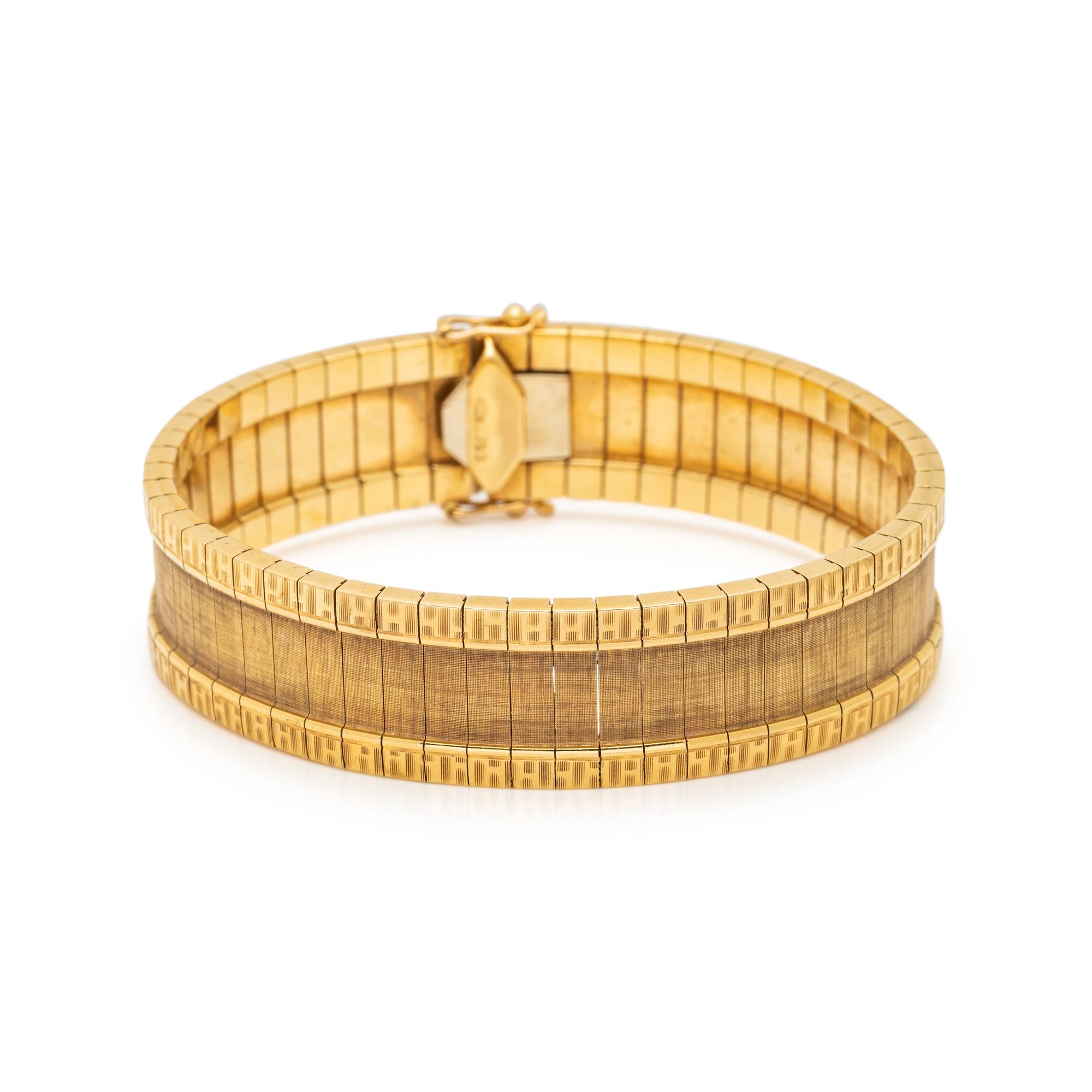 YELLOW GOLD BRACELET