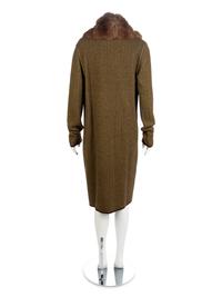 Loro Piana Coat with Detachable Chinchilla Fur Collar, 2000-10s