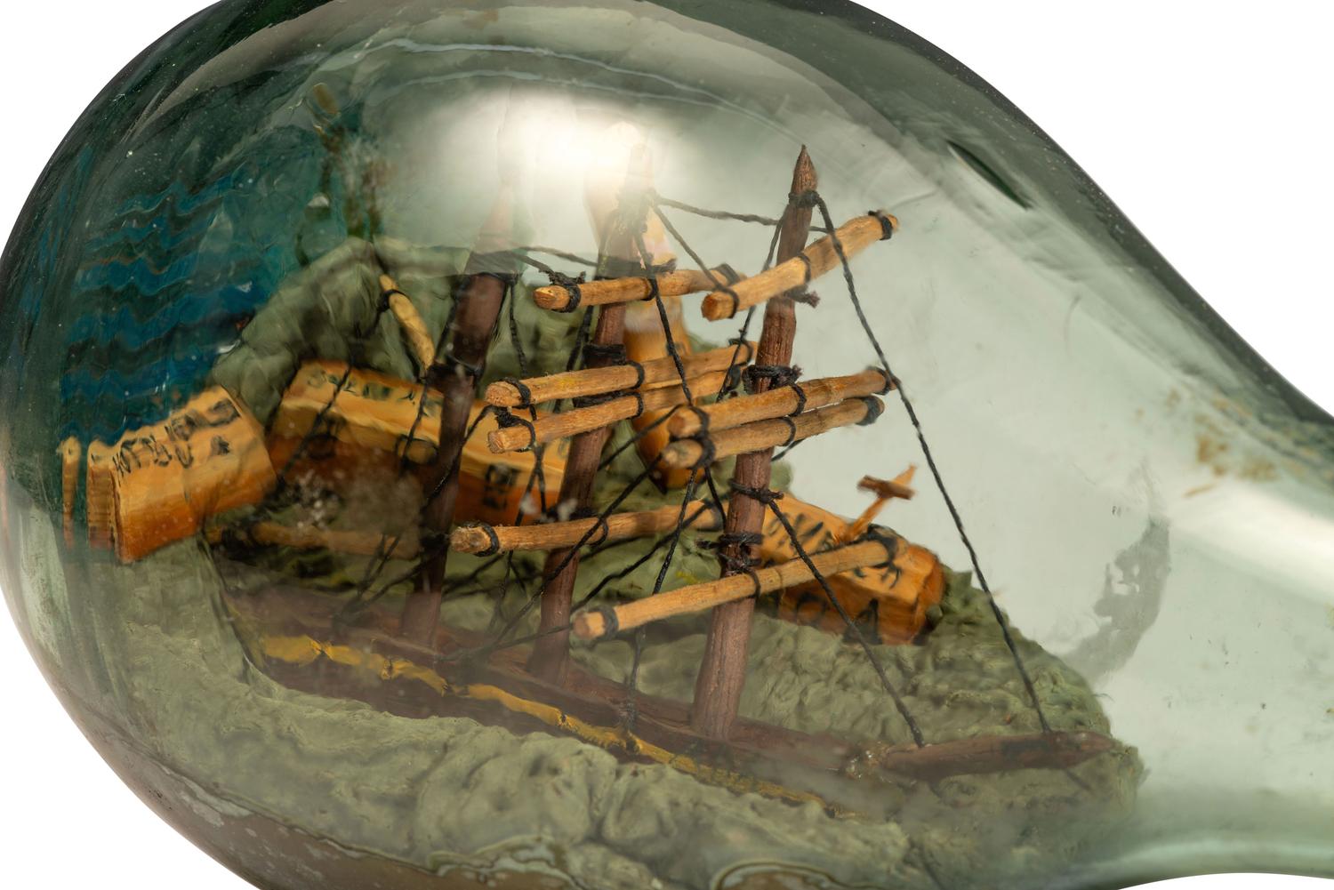 Three Miniature Ship Models