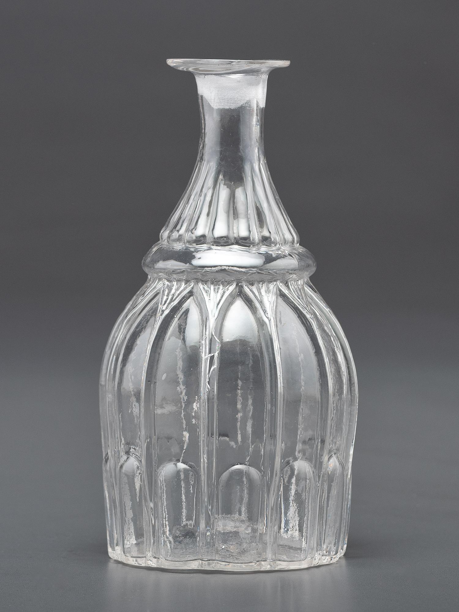 A Clear Glass Decanter by New England Glass Company