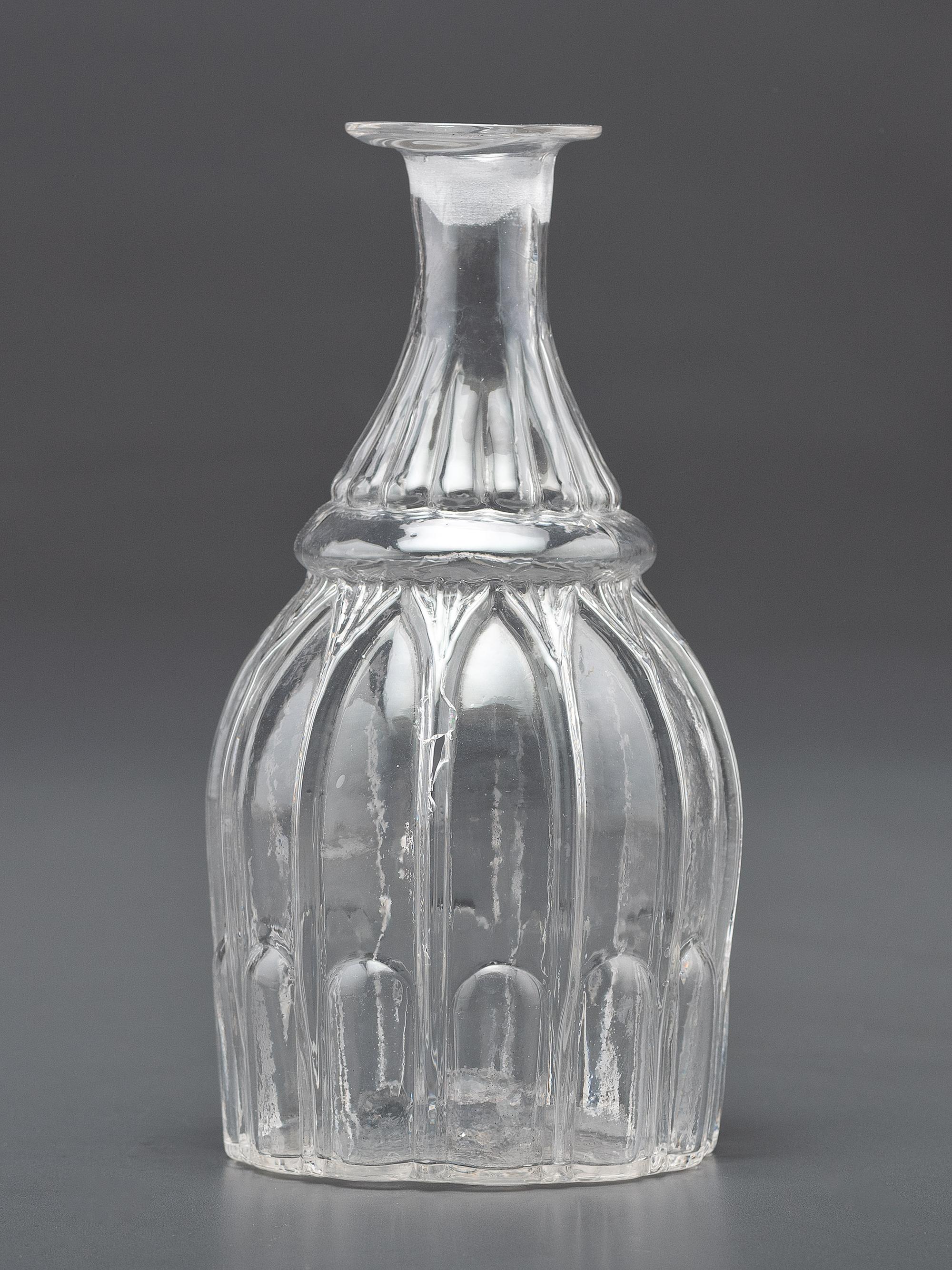 A Clear Glass Decanter by New England Glass Company