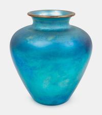 Blue Aurene Vase