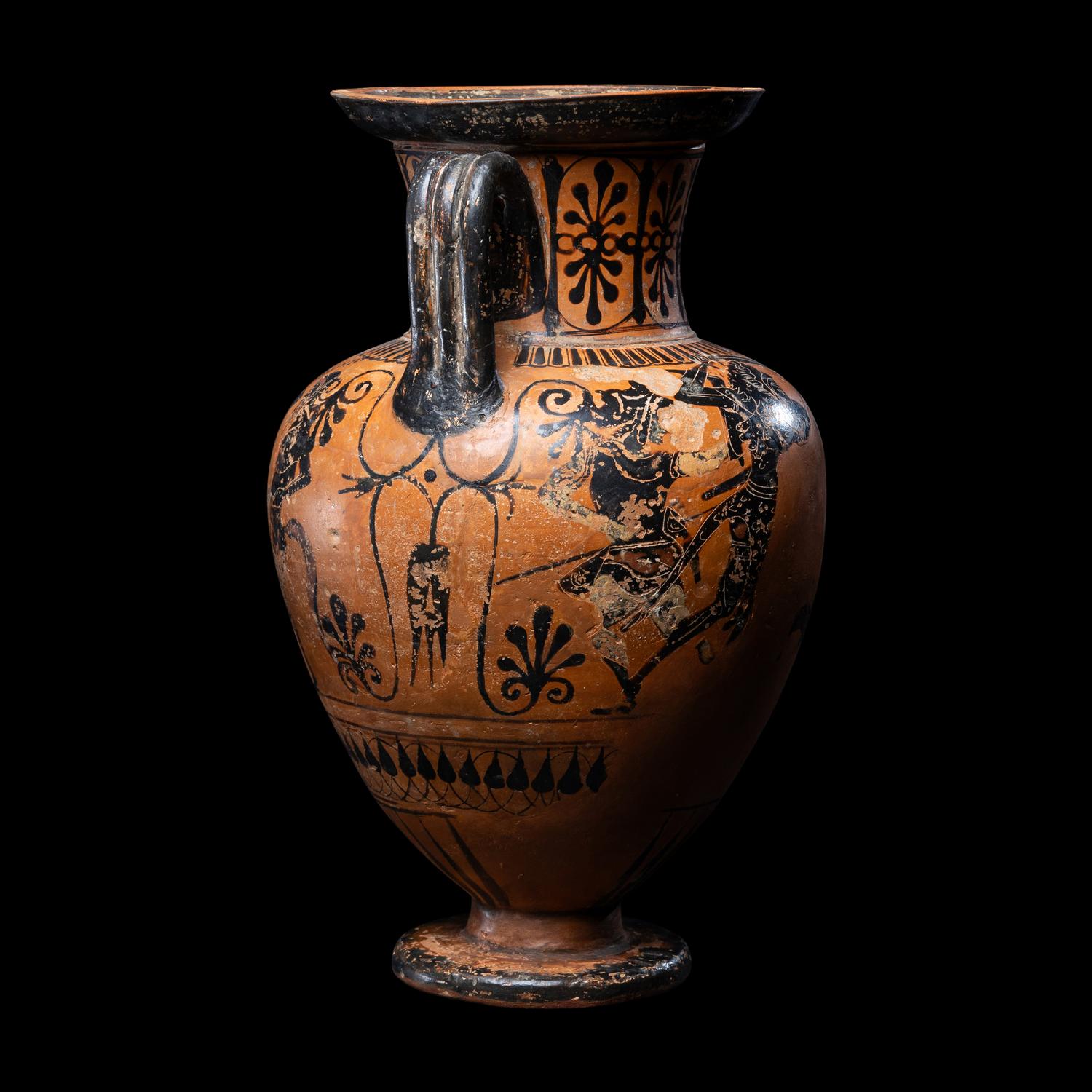 An Attic Black-Figured Neck Amphora