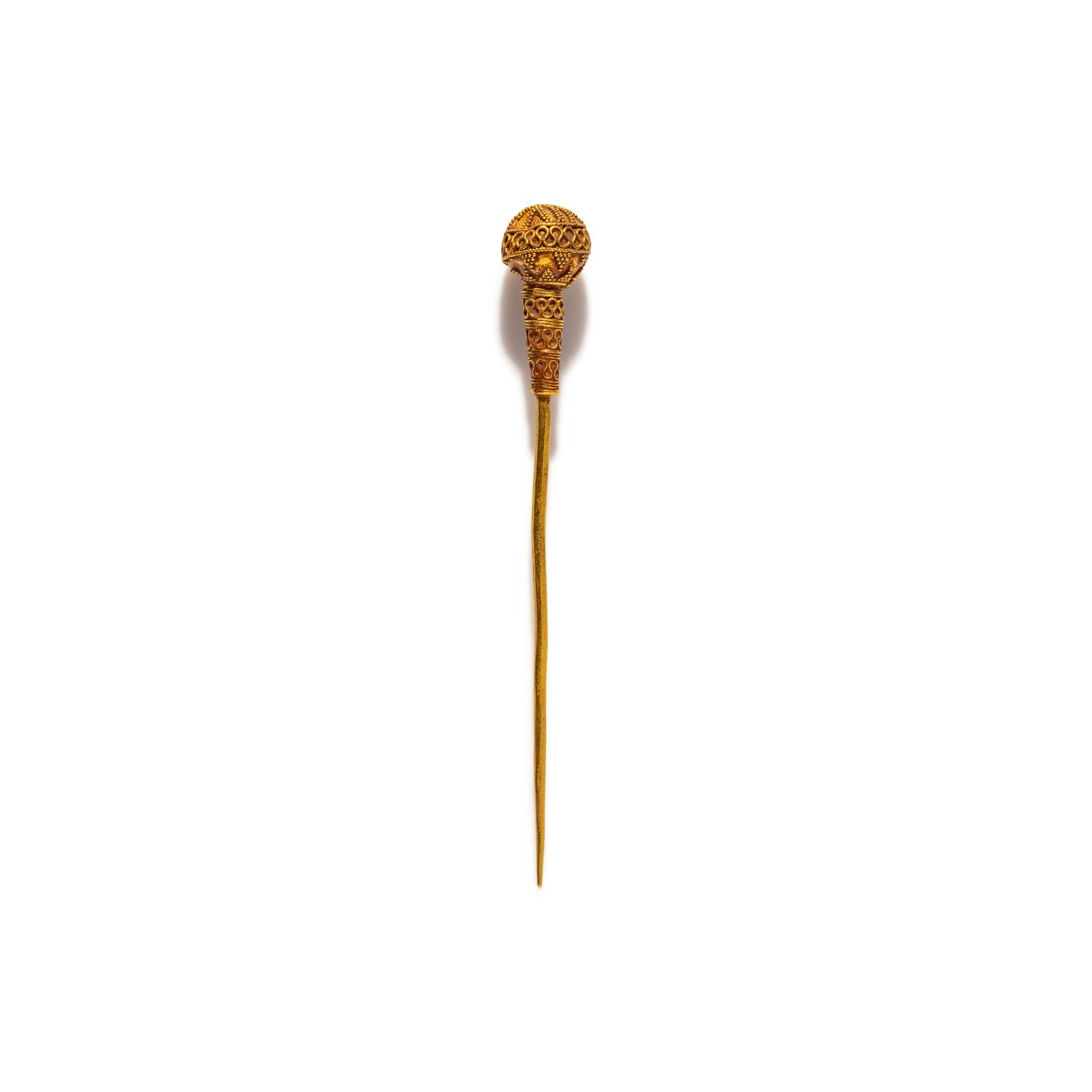 A Greek Gold Stickpin