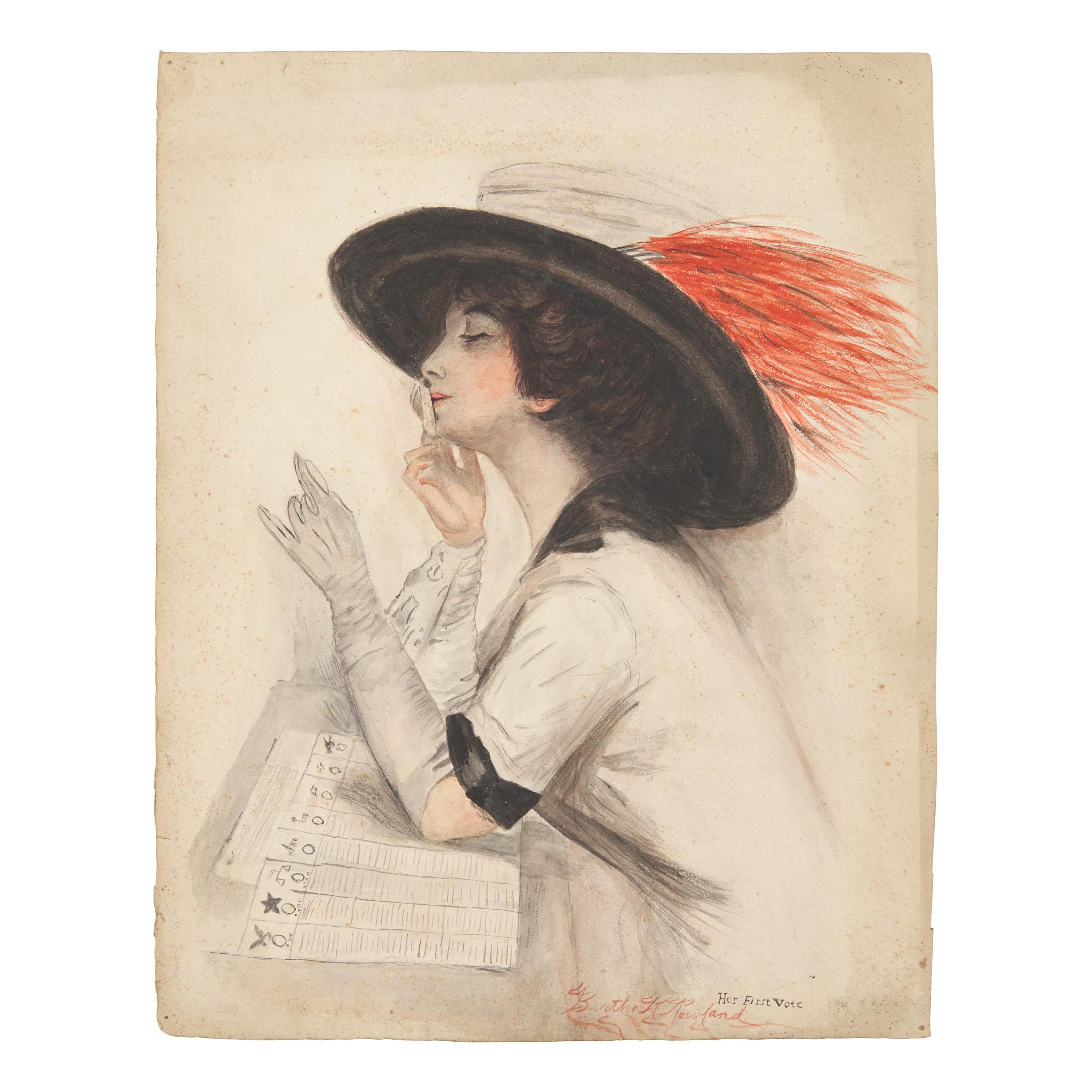 [Women's Rights] Group of 3 Items Related to Women's Suffrage, ca. 1869-1915