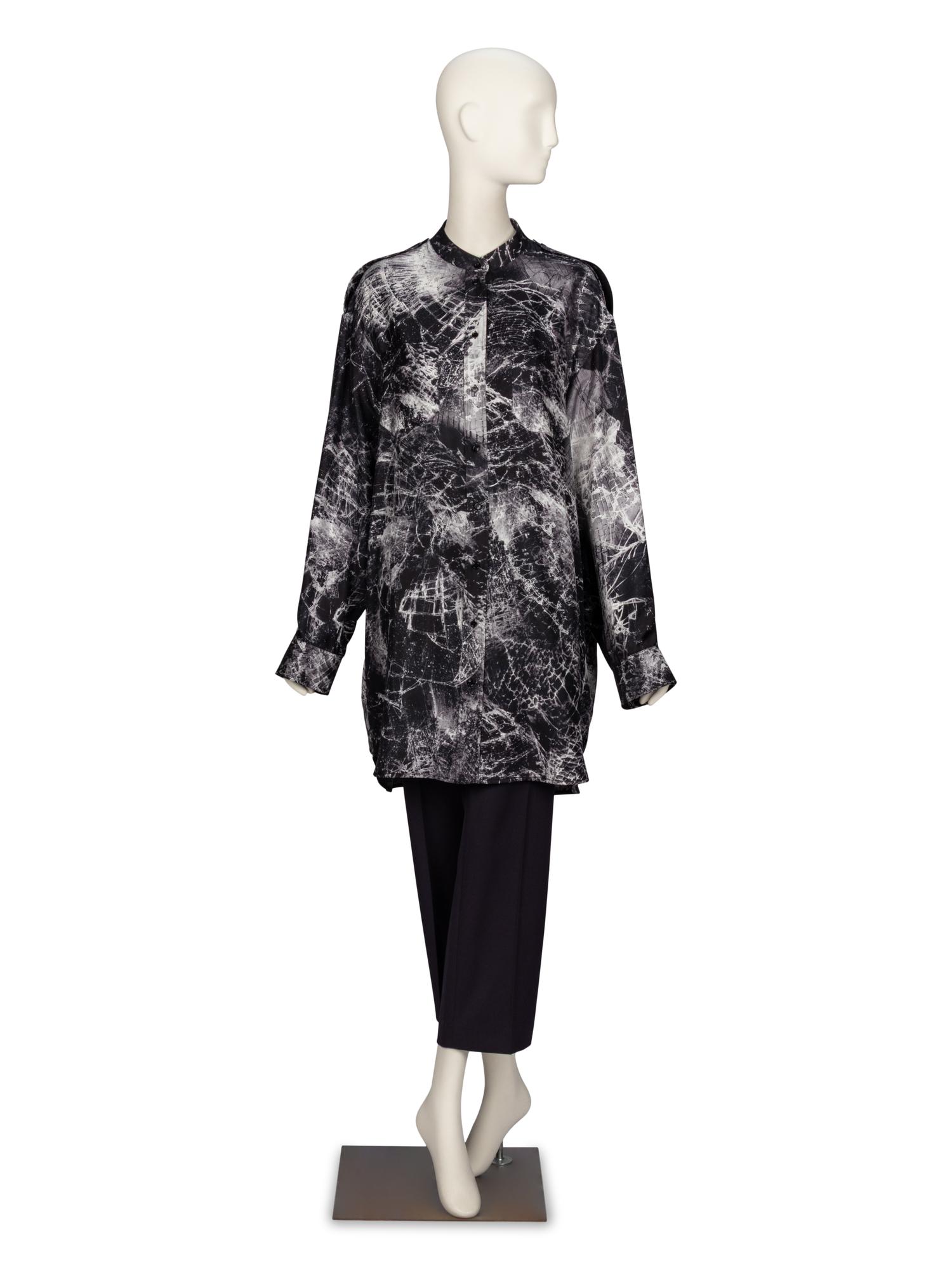 Alexander McQueen, Silk Tunic & Wool Trousers