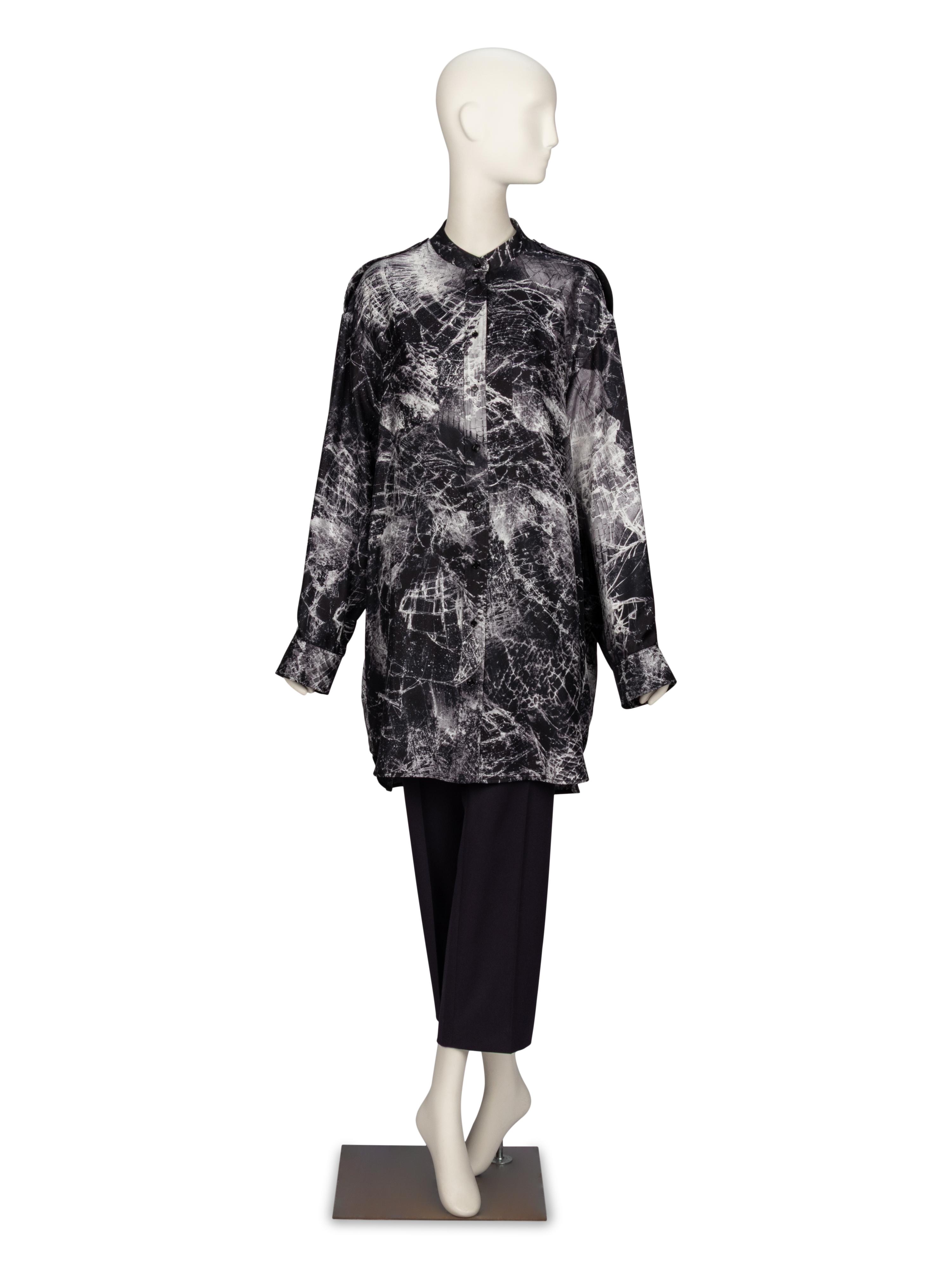 Alexander McQueen, Silk Tunic & Wool Trousers