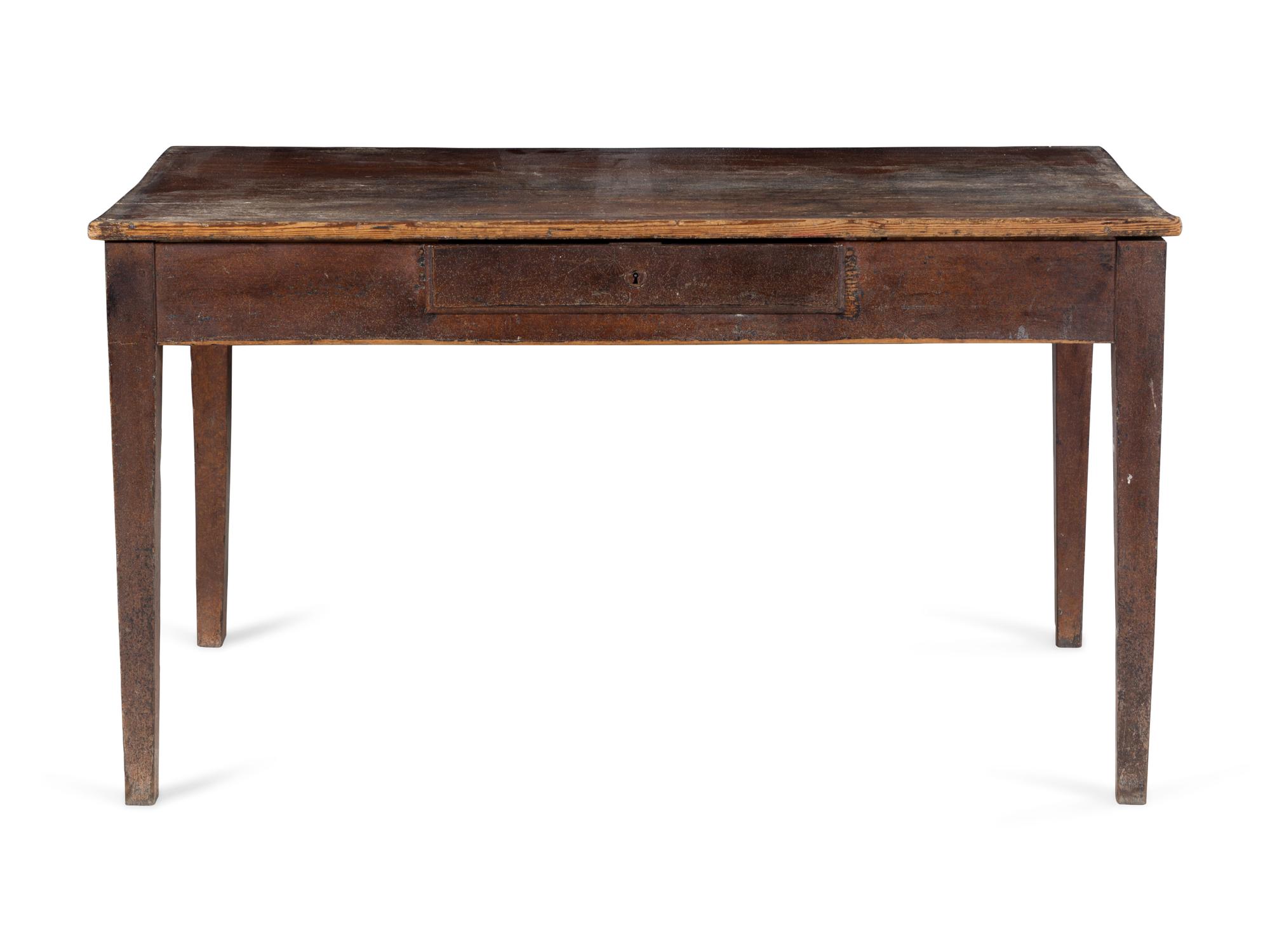 A Provincial Painted Work Table