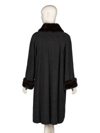 Mink-Lined Cashmere Coat