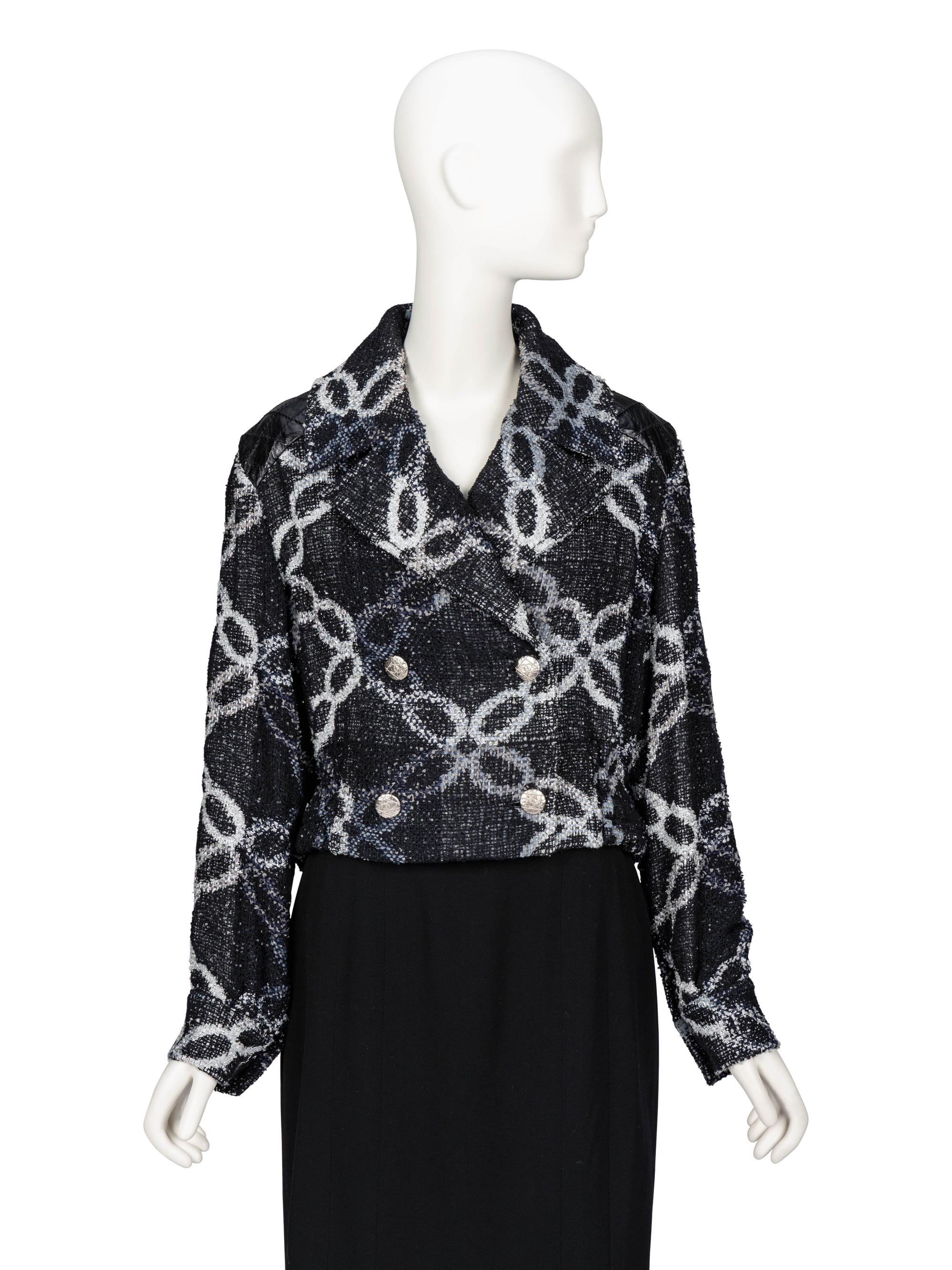 Chanel, Cropped Fantasy Tweed Jacket
