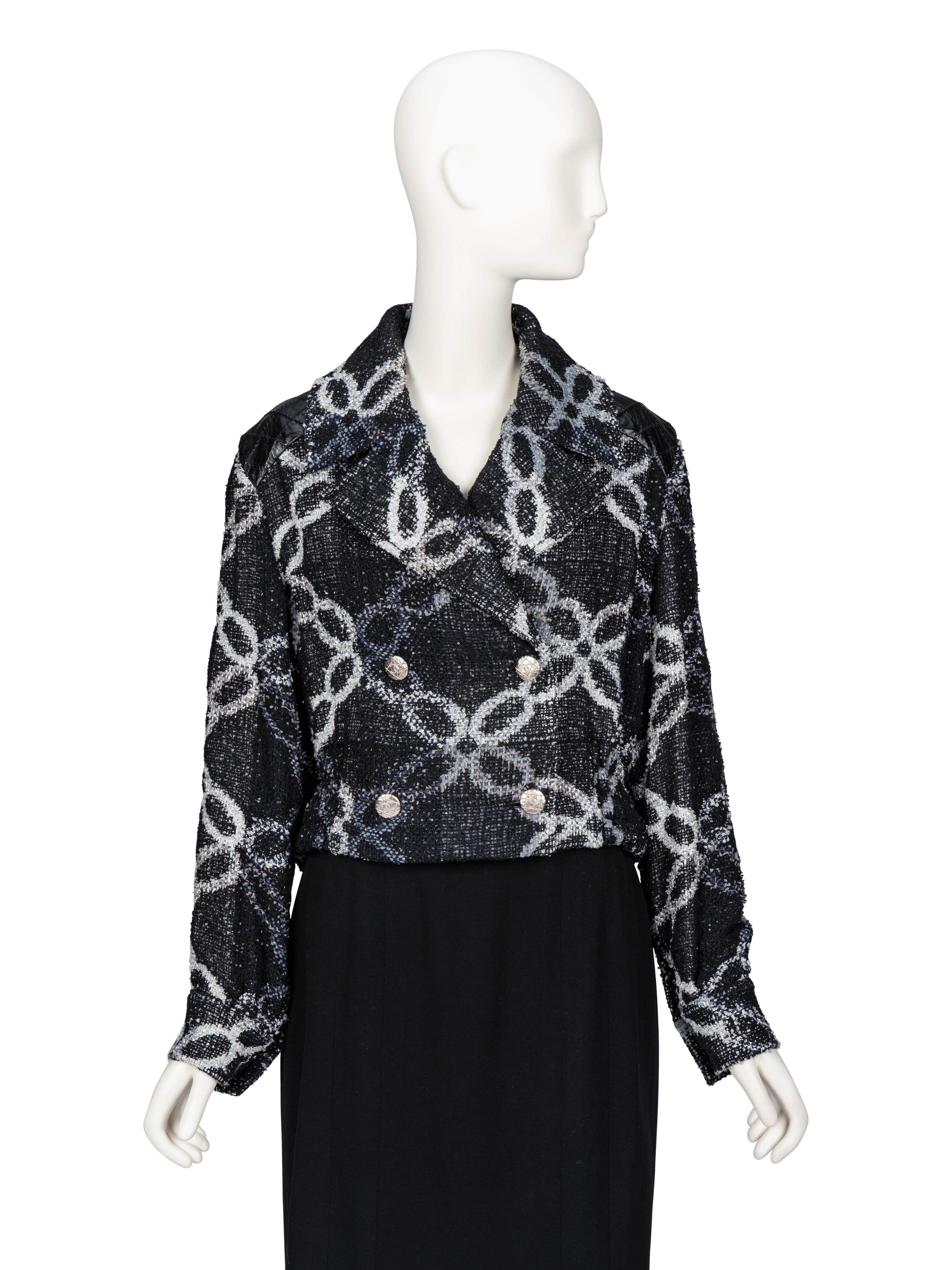 Chanel, Cropped Fantasy Tweed Jacket