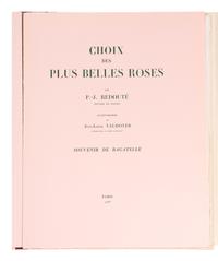 [REDOUTÉ Pierre-Joseph (1759-1840)]. VAUDOYER Jean-Louis (1883-1963). Choix des plus Belles Roses . Paris: [Librairie Denis et al], 1938.