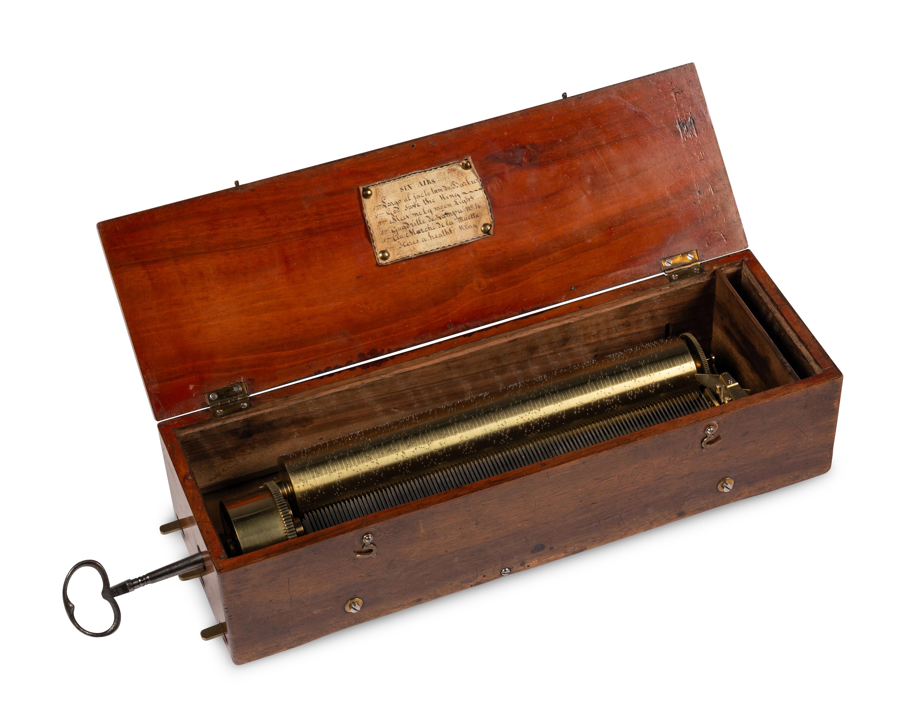 A Six-Air Keywind Music Box