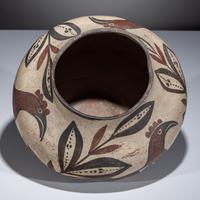 Zia Parrot Pottery Jar