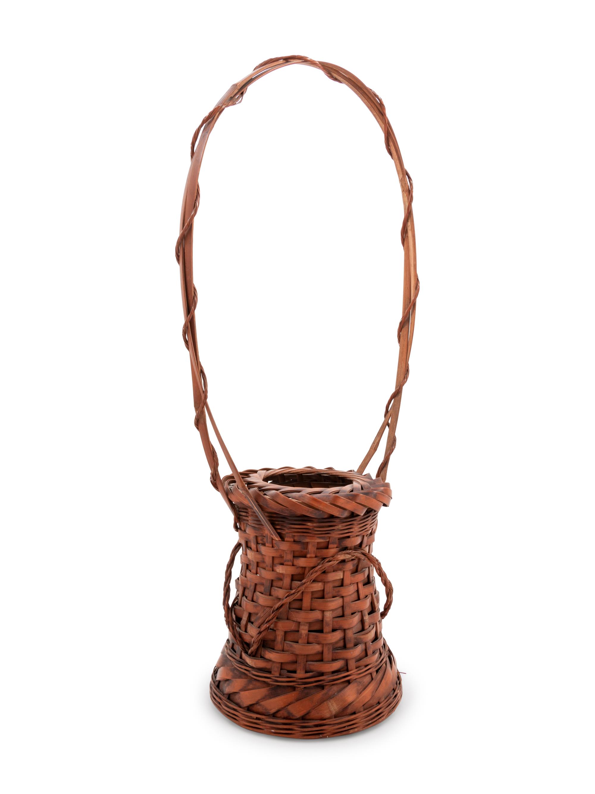 A Japanese Bamboo Flower Arranging Basket