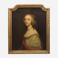 Manner of Anthony van Dyck (Flemish, 1599–1641) Portrait of a Lady with Pearl Necklace, Bust-Length