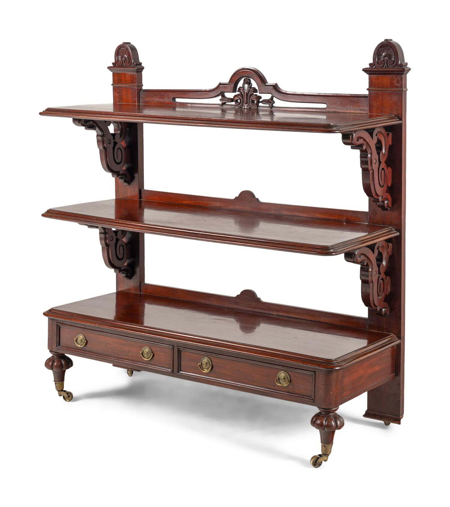 A Late William IV Mahogany Server