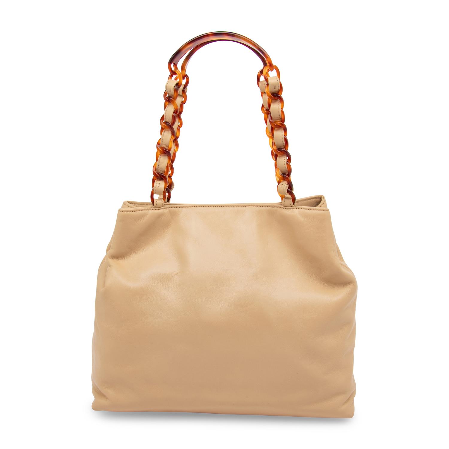 Chanel, Beige Leather CC Tote