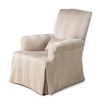 A Pair of Herringbone-Upholstered Armchairs