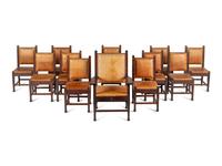 Set of Twelve Dining Chairs