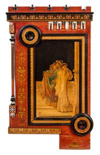 An Italian Fruitwood and Marquetry Frame Height 44 x width 26 inches. — ALMERICO GARGIULO (1843-1912)