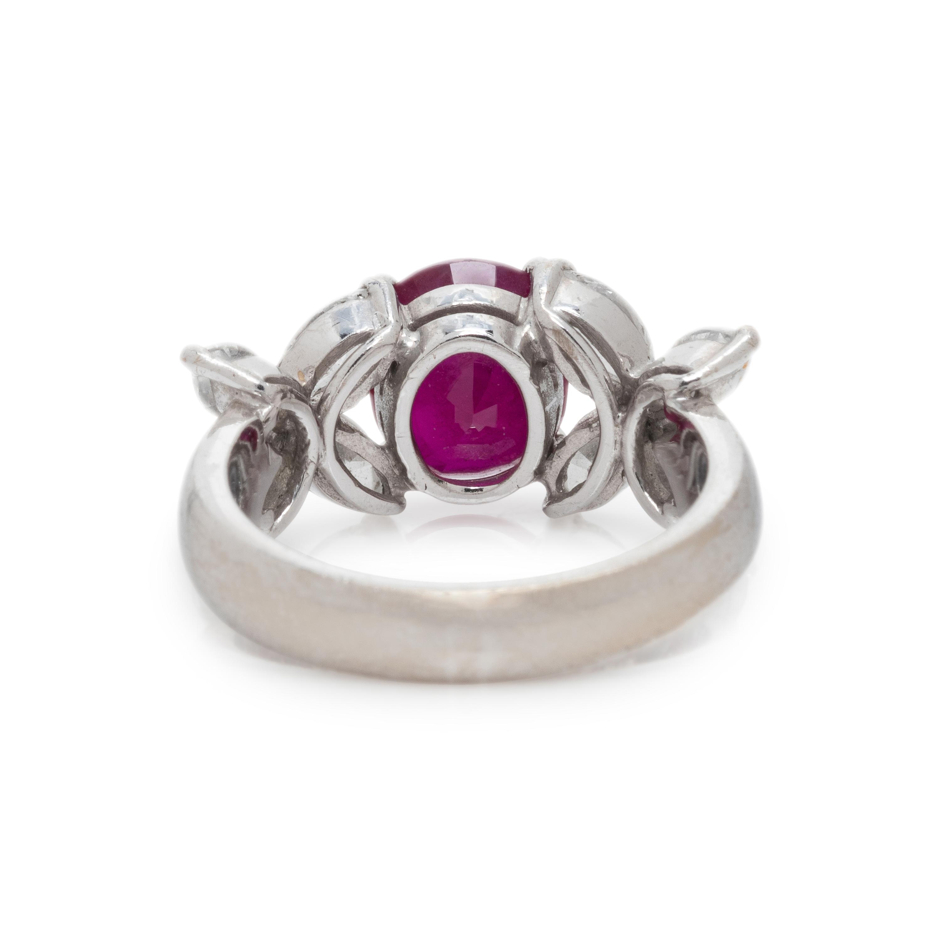 RUBY AND DIAMOND RING