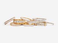 A Collection of Nine Diamond Bands