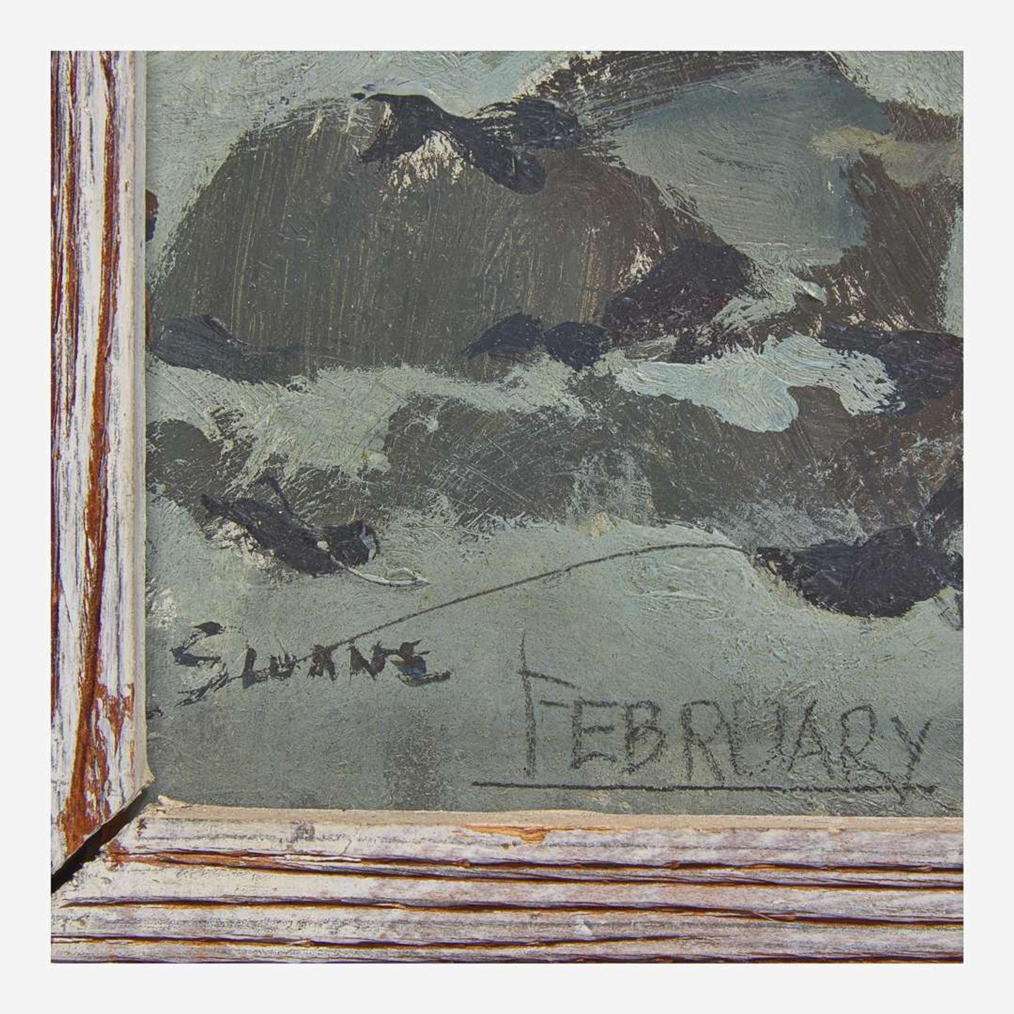 Eric Sloane (American, 1905–1985) February (New Milford, CT)