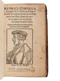 AGRIPPA VON NETTESHEIM, Henricus Cornelius (1486?-1535). De Incertitudine & Vanitate Scientiarum Declamatio Invectiva, Denuo ab Autore Recognita, & Marginalibus Annotationibus Aucta. [Cologne]: T. Baumius, 1544.