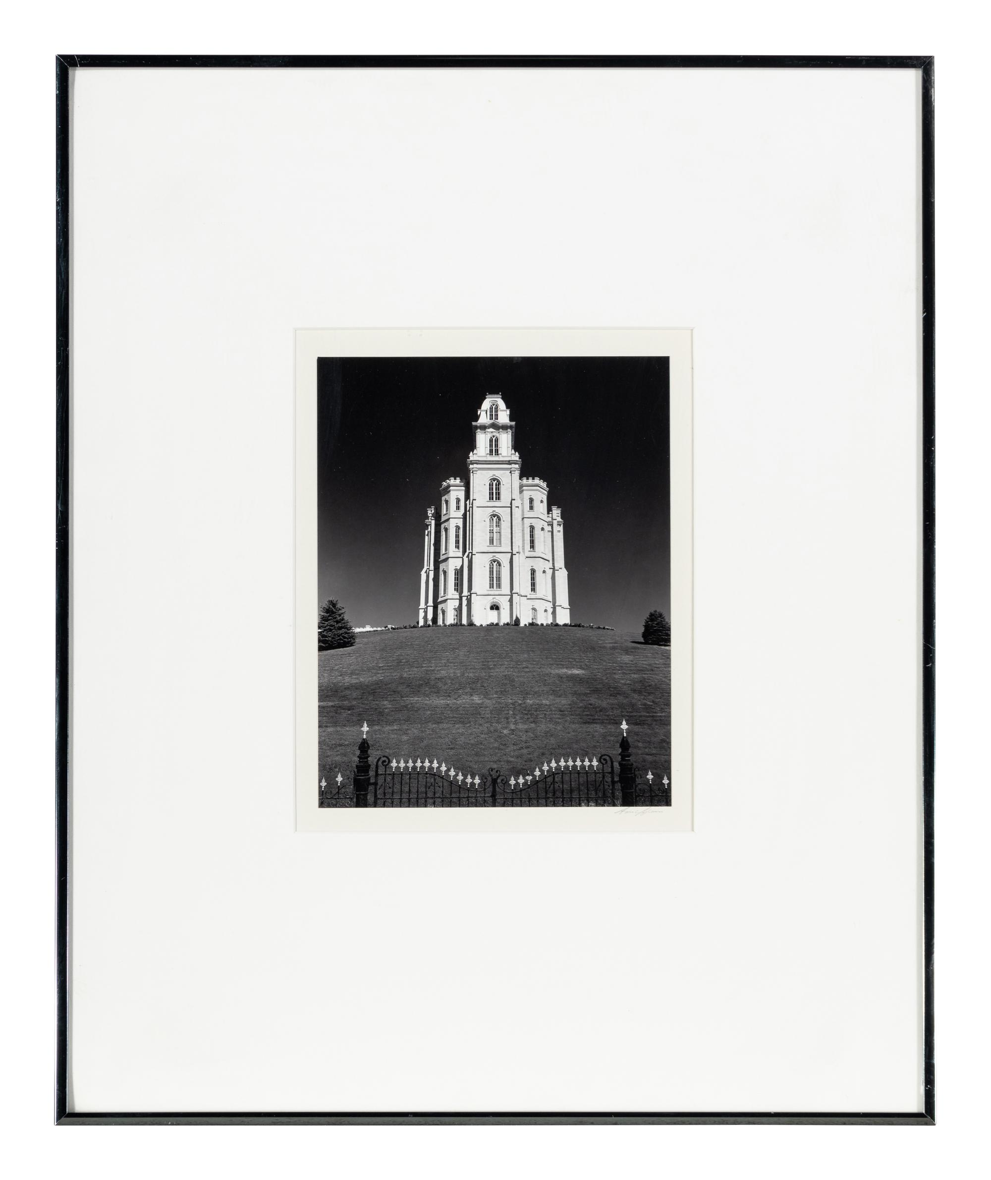 Ansel Adams (1902-1984) Mormon Temple, Monti, Utah, 1948