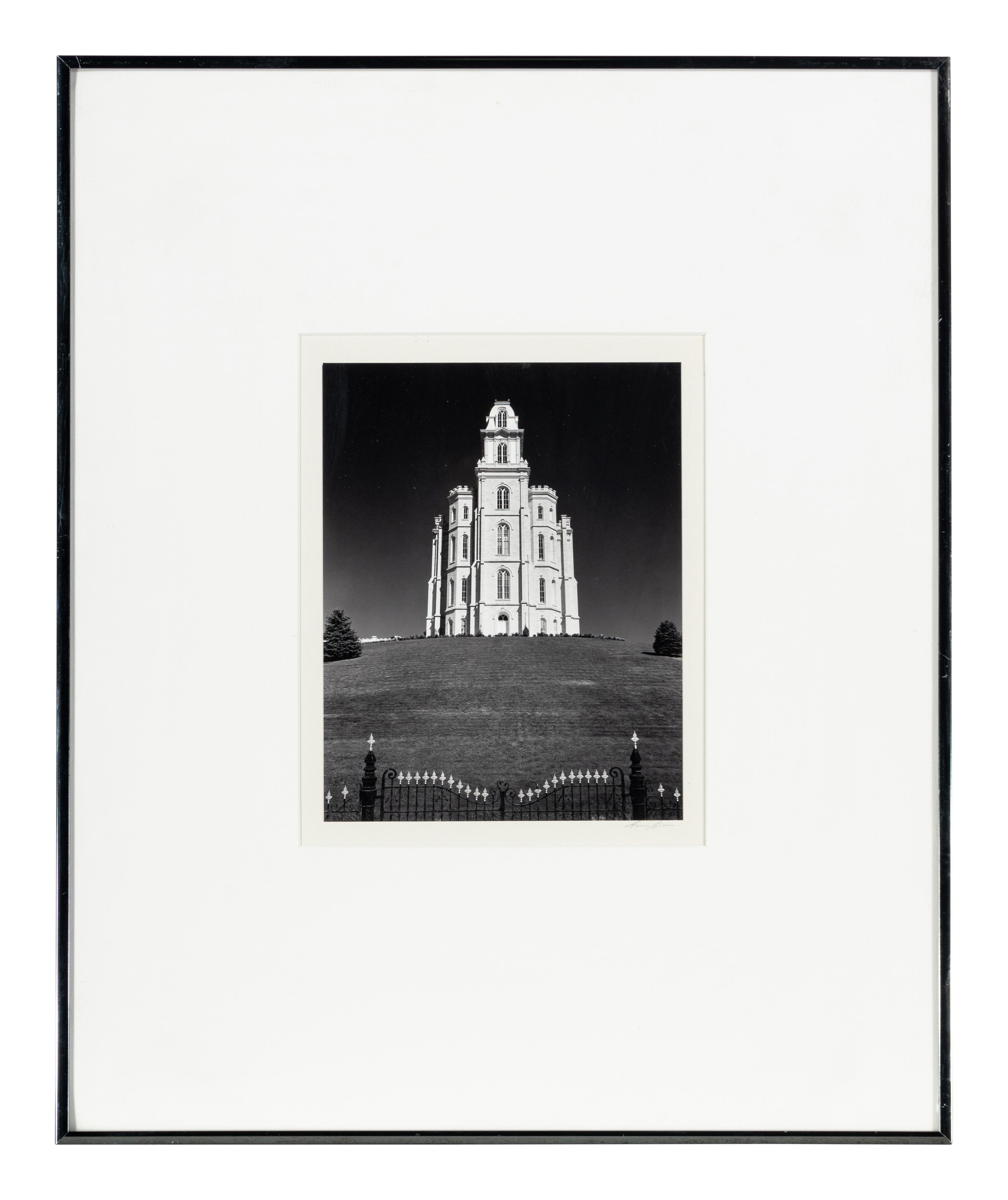 Ansel Adams (1902-1984) Mormon Temple, Monti, Utah, 1948