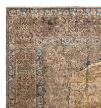 A Kashan Silk Carpet