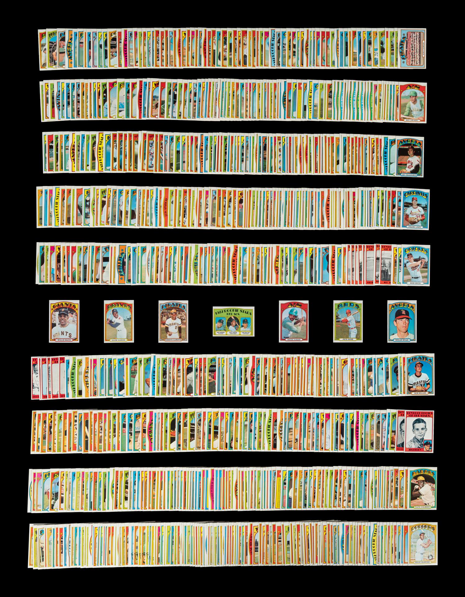 A Complete Set of 1972 Topps Baseball Cards (787/787)