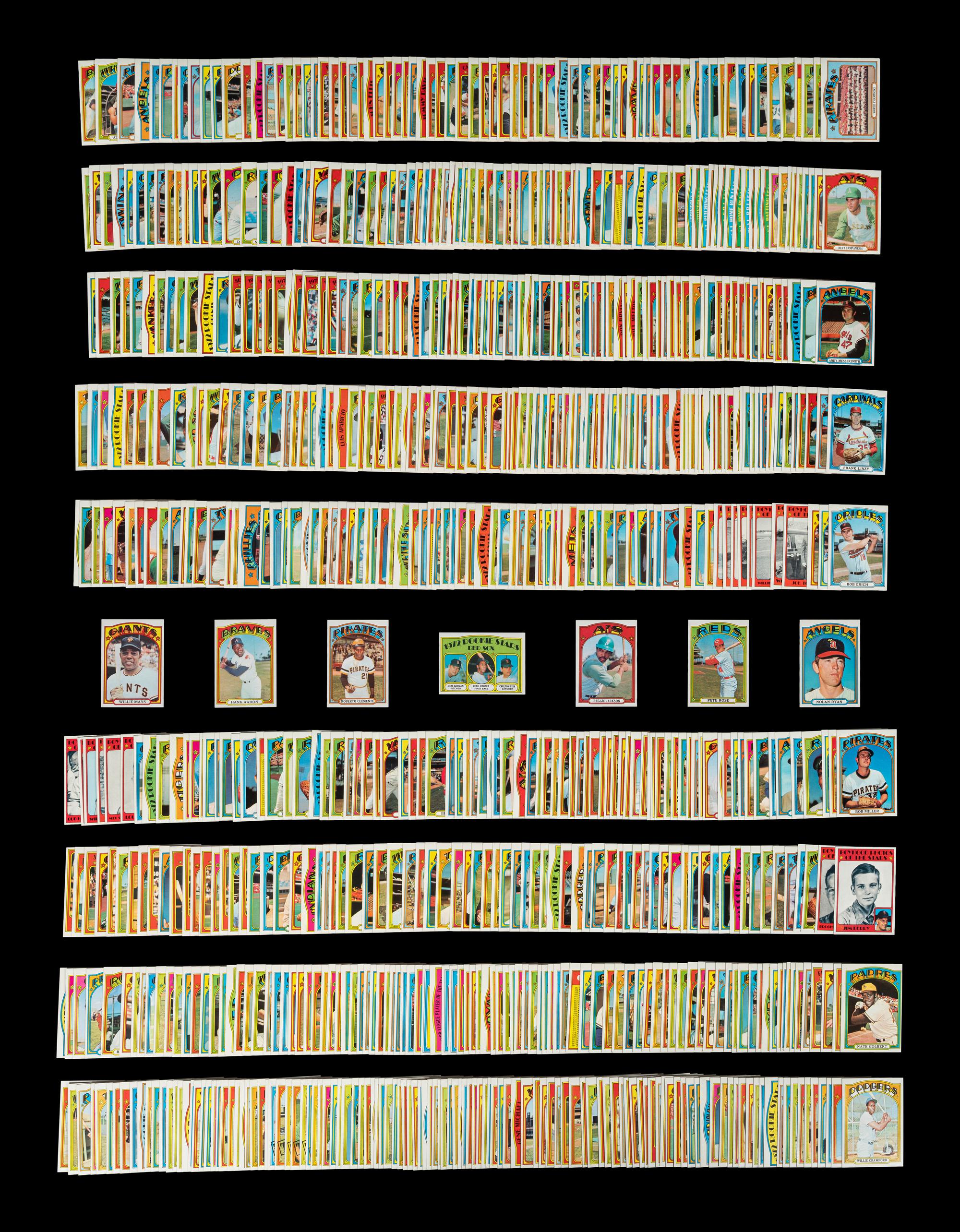 A Complete Set of 1972 Topps Baseball Cards (787/787)
