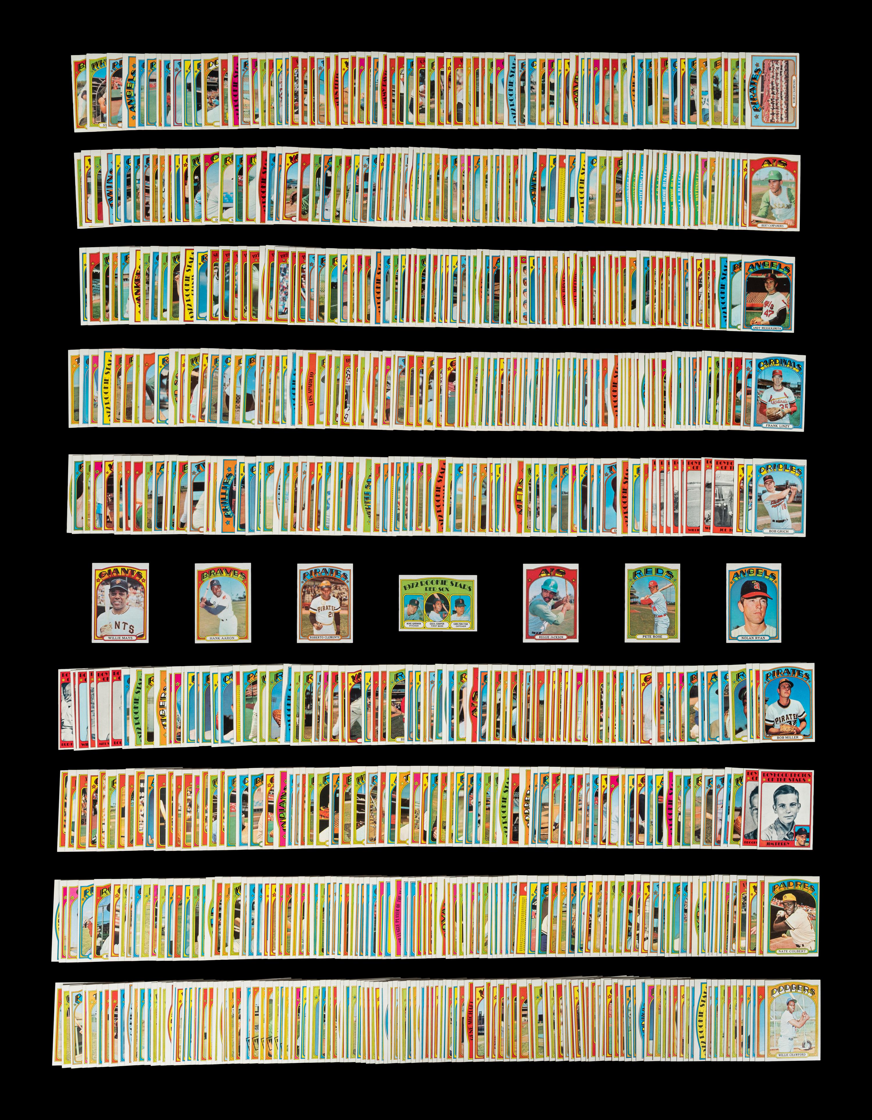 A Complete Set of 1972 Topps Baseball Cards (787/787)