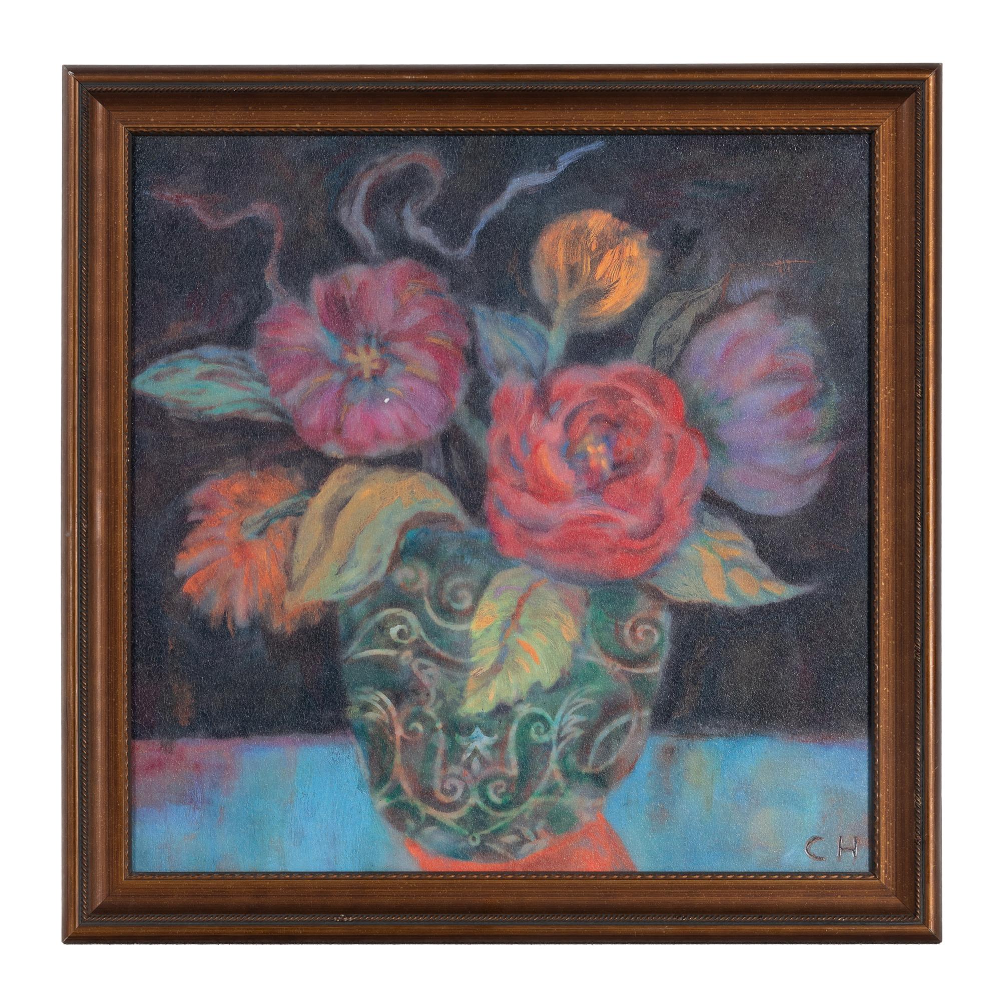 Carolyn Holman (American, 20th/21st century) — Still Life with Flowers