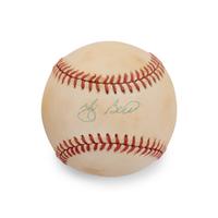 A Mickey Mantle and Yogi Berra Signed Autograph Baseball Collection with 1957 Topps Baseball Card (Beckett Authentication Services)