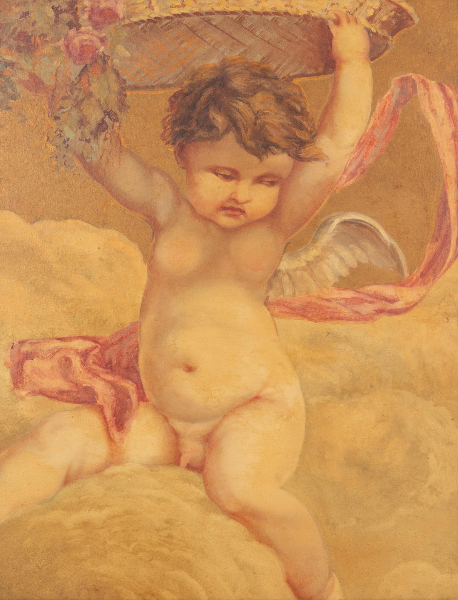 Three Decorative Oil Paintings