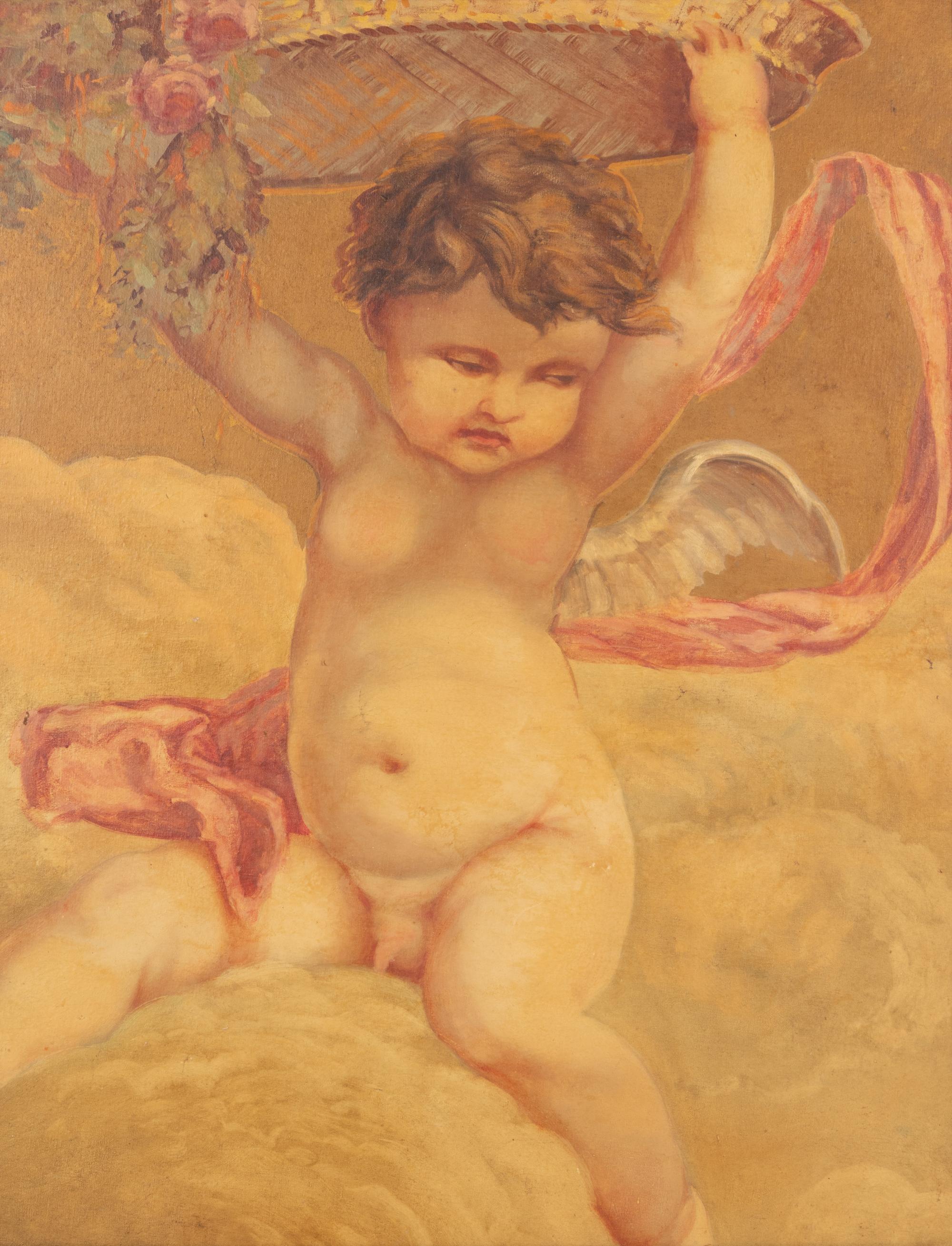 Three Decorative Oil Paintings