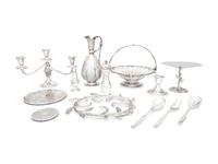 A Collection of Silver and Silver-Plate Table Articles