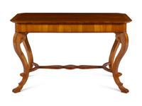 An Austrian Ash and Burl Ash Writing Table