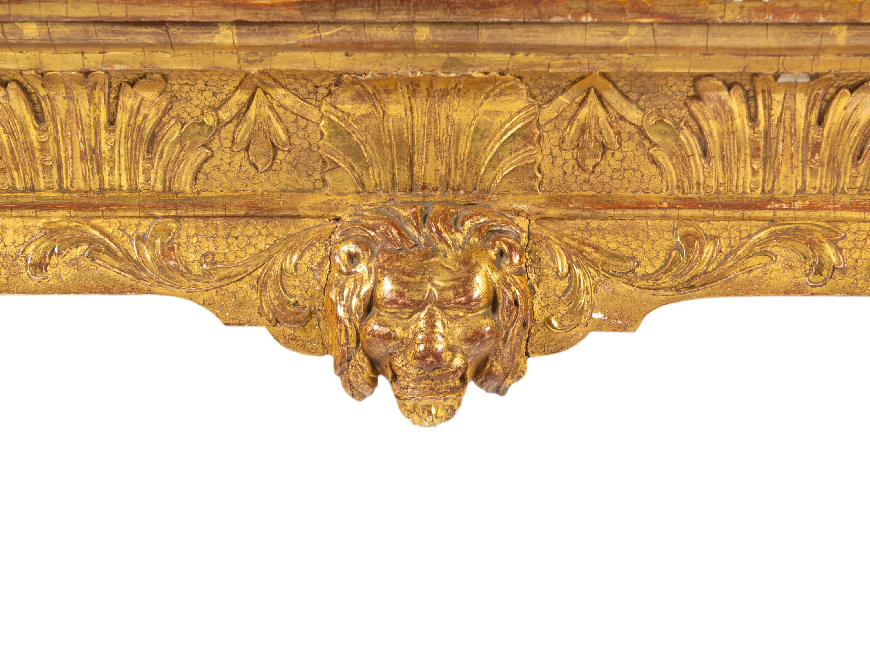 An Irish George II Gilt-Gesso Table